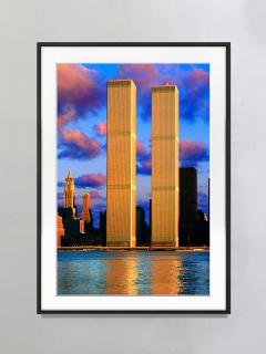 Mitchell Funk Twin Towers in Angelic Light  - 2140247