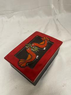 Mithe Espelt 1970s D corative Ceramic box by Mith Espelt - 4121868