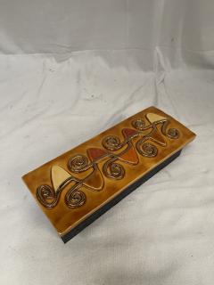 Mithe Espelt 1970s Decorative ceramic box by Mith Espelt - 4121973