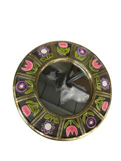 Mithe Espelt 1970s Studio Pottery ceramic wall mirror by Mithe Espelt - 4659353