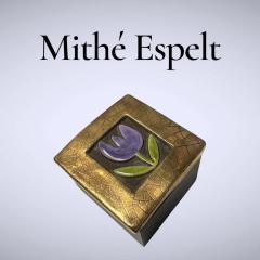 Mithe Espelt 1970s Studio pottery ceramic box by Mith ESPELT - 4825934