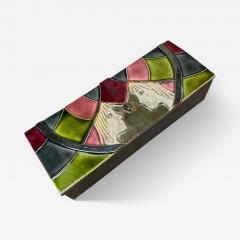 Mithe Espelt 1970s Studio pottery ceramic box by Mith Espelt - 4498853