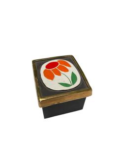 Mithe Espelt 1970s Studio pottery ceramic box by Mith Espelt - 4567783