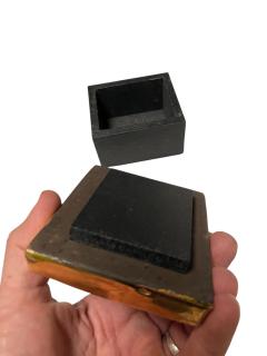 Mithe Espelt 1970s Studio pottery ceramic box by Mith Espelt - 4567790