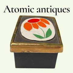 Mithe Espelt 1970s Studio pottery ceramic box by Mith Espelt - 4567791