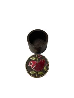Mithe Espelt 1970s Studio pottery ceramic box by Mith Espelt - 4574495