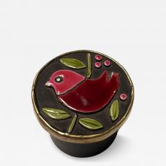 Mithe Espelt 1970s Studio pottery ceramic box by Mith Espelt - 4574951