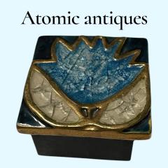 Mithe Espelt 1970s Studio pottery ceramic box by Mith Espelt - 4574919