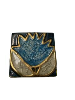 Mithe Espelt 1970s Studio pottery ceramic box by Mith Espelt - 4574921