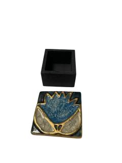 Mithe Espelt 1970s Studio pottery ceramic box by Mith Espelt - 4574922