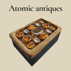 Mithe Espelt 1970s Studio pottery ceramic box by Mith Espelt - 4574968