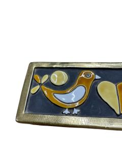 Mithe Espelt 1970s Studio pottery ceramic box by Mith Espelt - 4708243
