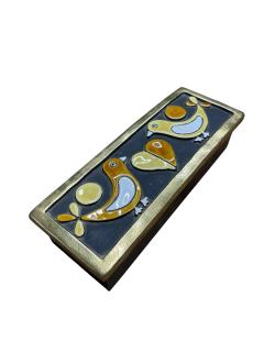 Mithe Espelt 1970s Studio pottery ceramic box by Mith Espelt - 4708366