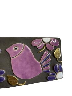 Mithe Espelt 1970s Studio pottery ceramic box by Mith Espelt - 4825976