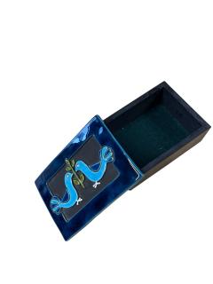 Mithe Espelt 1970s Studio pottery ceramic box by Mith espelt - 4497646