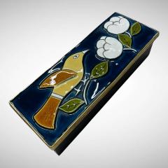 Mithe Espelt 1970s Studio pottery ceramic box by Mithe espelt - 4616591