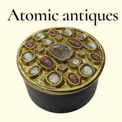 Mithe Espelt 1970s Studio pottery ceramic decorative box by Mith Espelt - 4774967
