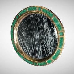 Mithe Espelt 1970s Studio pottery ceramic wall mirror by Mith Espelt - 4711531