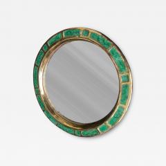 Mithe Espelt 1970s Studio pottery ceramic wall mirror by Mith Espelt - 4716355