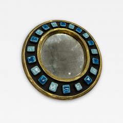 Mithe Espelt 1970s Studio pottery ceramic wall mirror by Mithe Espelt - 4648366