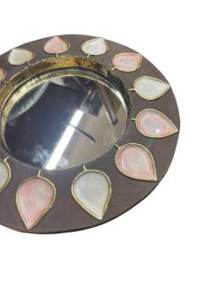 Mithe Espelt 1970s Studio pottery ceramic wall mirror by Mithe Espelt - 4695100