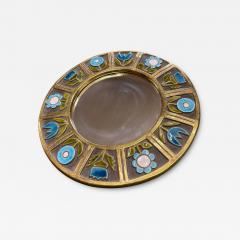 Mithe Espelt 1970s Studio pottery ceramic wall mirror by Mithe Espelt - 4716353