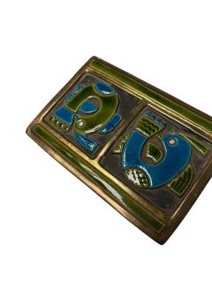 Mithe Espelt 1970s Studio pottery d corative ceramic box by Mith espelt - 4328909
