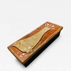 Mithe Espelt 1970s Studio pottery decorative ceramic box by Mithe Espelt - 4475240