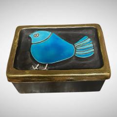 Mithe Espelt 1970s Studio pottery decorative ceramic box by Mithe Espelt - 4683196