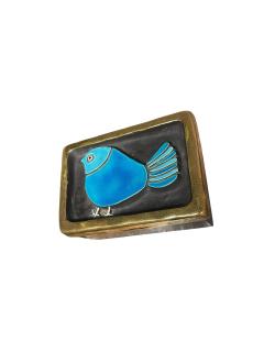 Mithe Espelt 1970s Studio pottery decorative ceramic box by Mithe Espelt - 4683201