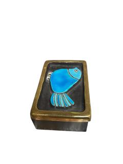 Mithe Espelt 1970s Studio pottery decorative ceramic box by Mithe Espelt - 4683204
