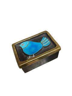 Mithe Espelt 1970s Studio pottery decorative ceramic box by Mithe Espelt - 4683354