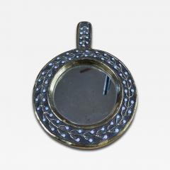 Mithe Espelt 1970s Studio pottery decorative ceramic wall mirror by Mith Espelt - 4498859