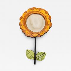 Mithe Espelt CAMELIA Flower hand mirror by Mith Espelt 1965  - 3064774