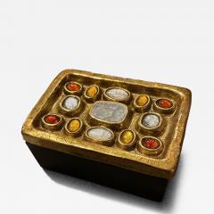 Mithe Espelt Ceramic Jewelry Box by Mith Espelt France 1960s - 4483443