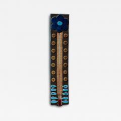 Mithe Espelt Ceramic Thermometer by Mith Espelte with Flower Motif - 4751688