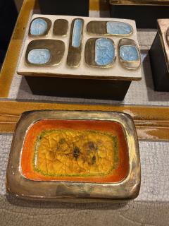 Mithe Espelt Ceramic Vide Poche Ashtray by Mith Espelt France 1960s - 4452808