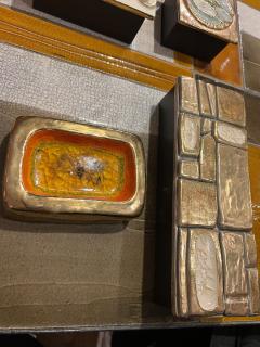 Mithe Espelt Ceramic Vide Poche Ashtray by Mith Espelt France 1960s - 4452809