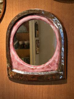 Mithe Espelt Ceramic mirror Arche by Mith Espelt France 1960s - 4452660