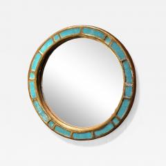 Mithe Espelt Ceramic mirror Engrenages by Mith Espelt France 1960s - 4454431