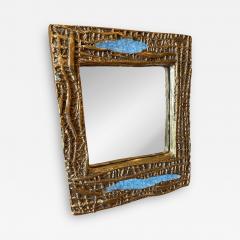 Mithe Espelt Ceramic mirror France 1960s - 2155723