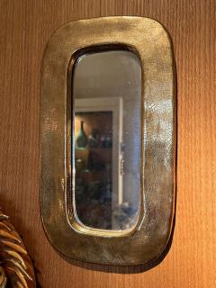 Mithe Espelt Ceramic mirror OBLONG by Mith Espelt France 1960s - 3812879