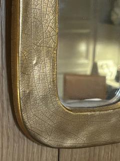 Mithe Espelt Ceramic mirror OBLONG by Mith Espelt France 1960s - 4703182