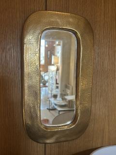 Mithe Espelt Ceramic mirror OBLONG by Mith Espelt France 1960s - 4703186