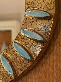 Mithe Espelt Ceramic mirror by Mith Espelt France 1960s - 4452748