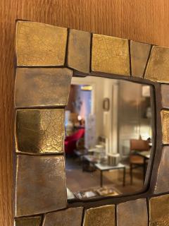 Mithe Espelt Earthenware mirror by Mith Espelt model Cuzco created in 1974 - 4452684