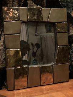 Mithe Espelt Earthenware mirror by Mith Espelt model Cuzco created in 1974 - 4804861
