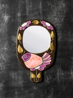 Mithe Espelt Hand Held Sparrow Mirror by Mith Espelt - 4715279