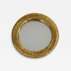 Mithe Espelt Mith ESPELT 1960s Gilded Ceramic Mirror not Lembo  - 1568938