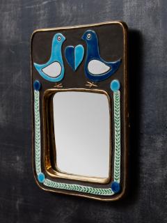 Mithe Espelt Mithe Espelt Blue Mirror with Birds Decors - 3480708